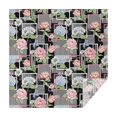 thumbnail image 1 of Pioneer Flower Floral Print Pattern Square Tablecloth, Waterproof Wipeable Spillproof Washable Table Cover for Home Kitchen Party Decor, 42"x42", 1 of 6