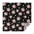 thumbnail image 1 of Pioneer Flower Floral Print Pattern Square Tablecloth, Waterproof Wipeable Spillproof Washable Table Cover for Home Kitchen Party Decor, 42"x42", 1 of 6