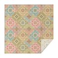 thumbnail image 1 of Pioneer Flower Floral Print Pattern Square Tablecloth, Waterproof Wipeable Spillproof Washable Table Cover for Home Kitchen Party Decor, 42"x42", 1 of 6