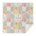 thumbnail image 1 of Pioneer Flower Floral Print Pattern Square Tablecloth, Waterproof Wipeable Spillproof Washable Table Cover for Home Kitchen Party Decor, 42"x42", 1 of 6