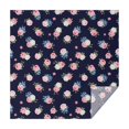 thumbnail image 1 of Pioneer Flower Floral Print Pattern Square Tablecloth, Waterproof Wipeable Spillproof Washable Table Cover for Home Kitchen Party Decor, 42"x42", 1 of 6