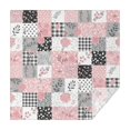 thumbnail image 1 of Pioneer Flower Floral Print Pattern Square Tablecloth, Waterproof Wipeable Spillproof Washable Table Cover for Home Kitchen Party Decor, 42"x42", 1 of 6