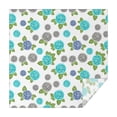 thumbnail image 1 of Pioneer Flower Floral Print Pattern Square Tablecloth, Waterproof Wipeable Spillproof Washable Table Cover for Home Kitchen Party Decor, 42"x42", 1 of 6