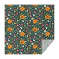 thumbnail image 1 of Pioneer Flower Floral Print Pattern Square Tablecloth, Waterproof Wipeable Spillproof Washable Table Cover for Home Kitchen Party Decor, 42"x42", 1 of 6