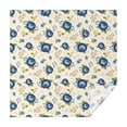 thumbnail image 1 of Pioneer Flower Floral Print Pattern Square Tablecloth, Waterproof Wipeable Spillproof Washable Table Cover for Home Kitchen Party Decor, 42"x42", 1 of 6