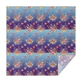 thumbnail image 1 of Pioneer Flower Floral Print Pattern Square Tablecloth, Waterproof Wipeable Spillproof Washable Table Cover for Home Kitchen Party Decor, 42"x42", 1 of 6