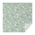 thumbnail image 1 of Pioneer Flower Floral Print Pattern Square Tablecloth, Waterproof Wipeable Spillproof Washable Table Cover for Home Kitchen Party Decor, 42"x42", 1 of 6