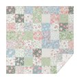 thumbnail image 1 of Pioneer Flower Floral Print Pattern Square Tablecloth, Waterproof Wipeable Spillproof Washable Table Cover for Home Kitchen Party Decor, 42"x42", 1 of 6