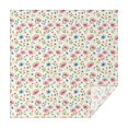 thumbnail image 1 of Pioneer Flower Floral Print Pattern Square Tablecloth, Waterproof Wipeable Spillproof Washable Table Cover for Home Kitchen Party Decor, 42"x42", 1 of 6