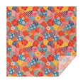 thumbnail image 1 of Pioneer Flower Floral Print Pattern Square Tablecloth, Waterproof Wipeable Spillproof Washable Table Cover for Home Kitchen Party Decor, 42"x42", 1 of 6