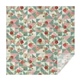 thumbnail image 1 of Pioneer Flower Floral Print Pattern Square Tablecloth, Waterproof Wipeable Spillproof Washable Table Cover for Home Kitchen Party Decor, 42"x42", 1 of 6