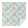 thumbnail image 1 of Pioneer Flower Floral Print Pattern Square Tablecloth, Waterproof Wipeable Spillproof Washable Table Cover for Home Kitchen Party Decor, 42"x42", 1 of 6