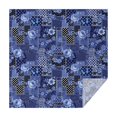thumbnail image 1 of Pioneer Flower Floral Print Pattern Square Tablecloth, Waterproof Wipeable Spillproof Washable Table Cover for Home Kitchen Party Decor, 42"x42", 1 of 6