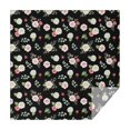 thumbnail image 1 of Pioneer Flower Floral Print Pattern Square Tablecloth, Waterproof Wipeable Spillproof Washable Table Cover for Home Kitchen Party Decor, 42"x42", 1 of 6