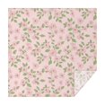 thumbnail image 1 of Pioneer Flower Floral Print Pattern Square Tablecloth, Waterproof Wipeable Spillproof Washable Table Cover for Home Kitchen Party Decor, 42"x42", 1 of 6
