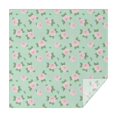 thumbnail image 1 of Pioneer Flower Floral Print Pattern Square Tablecloth, Waterproof Wipeable Spillproof Washable Table Cover for Home Kitchen Party Decor, 42"x42", 1 of 6