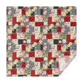 thumbnail image 1 of Pioneer Flower Floral Print Pattern Square Tablecloth, Waterproof Wipeable Spillproof Washable Table Cover for Home Kitchen Party Decor, 42"x42", 1 of 6
