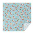 thumbnail image 1 of Pioneer Flower Floral Print Pattern Square Tablecloth, Waterproof Wipeable Spillproof Washable Table Cover for Home Kitchen Party Decor, 42"x42", 1 of 6