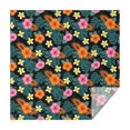 thumbnail image 1 of Pioneer Flower Floral Print Pattern Square Tablecloth, Waterproof Wipeable Spillproof Washable Table Cover for Home Kitchen Party Decor, 42"x42", 1 of 6