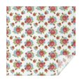 thumbnail image 1 of Pioneer Flower Floral Print Pattern Square Tablecloth, Waterproof Wipeable Spillproof Washable Table Cover for Home Kitchen Party Decor, 42"x42", 1 of 6