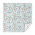 thumbnail image 1 of Pioneer Flower Floral Print Pattern Square Tablecloth, Waterproof Wipeable Spillproof Washable Table Cover for Home Kitchen Party Decor, 42"x42", 1 of 6