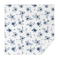 thumbnail image 1 of Pioneer Flower Floral Print Pattern Square Tablecloth, Waterproof Wipeable Spillproof Washable Table Cover for Home Kitchen Party Decor, 42"x42", 1 of 6