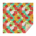 thumbnail image 1 of Pioneer Flower Floral Print Pattern Square Tablecloth, Waterproof Wipeable Spillproof Washable Table Cover for Home Kitchen Party Decor, 42"x42", 1 of 6