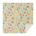 thumbnail image 1 of Pioneer Flower Floral Print Pattern Square Tablecloth, Waterproof Wipeable Spillproof Washable Table Cover for Home Kitchen Party Decor, 42"x42", 1 of 6
