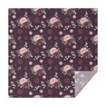 thumbnail image 1 of Pioneer Flower Floral Print Pattern Square Tablecloth, Waterproof Wipeable Spillproof Washable Table Cover for Home Kitchen Party Decor, 42"x42", 1 of 6