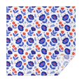 thumbnail image 1 of Pioneer Flower Floral Print Pattern Square Tablecloth, Waterproof Wipeable Spillproof Washable Table Cover for Home Kitchen Party Decor, 42"x42", 1 of 6