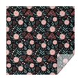 thumbnail image 1 of Pioneer Flower Floral Print Pattern Square Tablecloth, Waterproof Wipeable Spillproof Washable Table Cover for Home Kitchen Party Decor, 42"x42", 1 of 6
