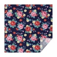 thumbnail image 1 of Pioneer Flower Floral Print Pattern Square Tablecloth, Waterproof Wipeable Spillproof Washable Table Cover for Home Kitchen Party Decor, 42"x42", 1 of 6