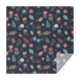 thumbnail image 1 of Pioneer Flower Floral Print Pattern Square Tablecloth, Waterproof Wipeable Spillproof Washable Table Cover for Home Kitchen Party Decor, 42"x42", 1 of 6