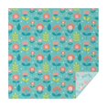 thumbnail image 1 of Pioneer Flower Floral Print Pattern Square Tablecloth, Waterproof Wipeable Spillproof Washable Table Cover for Home Kitchen Party Decor, 42"x42", 1 of 6