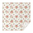 thumbnail image 1 of Pioneer Flower Floral Print Pattern Square Tablecloth, Waterproof Wipeable Spillproof Washable Table Cover for Home Kitchen Party Decor, 42"x42", 1 of 6