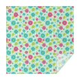 thumbnail image 1 of Pioneer Flower Floral Print Pattern Square Tablecloth, Waterproof Wipeable Spillproof Washable Table Cover for Home Kitchen Party Decor, 52"x52", 1 of 6