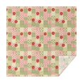 thumbnail image 1 of Pioneer Flower Floral Print Pattern Square Tablecloth, Waterproof Wipeable Spillproof Washable Table Cover for Home Kitchen Party Decor, 52"x52", 1 of 6