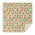 thumbnail image 1 of Pioneer Flower Floral Print Pattern Square Tablecloth, Waterproof Wipeable Spillproof Washable Table Cover for Home Kitchen Party Decor, 52"x52", 1 of 6