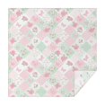 thumbnail image 1 of Pioneer Flower Floral Print Pattern Square Tablecloth, Waterproof Wipeable Spillproof Washable Table Cover for Home Kitchen Party Decor, 52"x52", 1 of 6