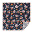 thumbnail image 1 of Pioneer Flower Floral Print Pattern Square Tablecloth, Waterproof Wipeable Spillproof Washable Table Cover for Home Kitchen Party Decor, 52"x52", 1 of 6