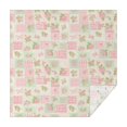 thumbnail image 1 of Pioneer Flower Floral Print Pattern Square Tablecloth, Waterproof Wipeable Spillproof Washable Table Cover for Home Kitchen Party Decor, 52"x52", 1 of 6