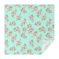 thumbnail image 1 of Pioneer Flower Floral Print Pattern Square Tablecloth, Waterproof Wipeable Spillproof Washable Table Cover for Home Kitchen Party Decor, 52"x52", 1 of 6