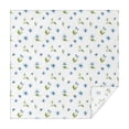 thumbnail image 1 of Pioneer Flower Floral Print Pattern Square Tablecloth, Waterproof Wipeable Spillproof Washable Table Cover for Home Kitchen Party Decor, 52"x52", 1 of 6