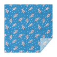 thumbnail image 1 of Pioneer Flower Floral Print Pattern Square Tablecloth, Waterproof Wipeable Spillproof Washable Table Cover for Home Kitchen Party Decor, 52"x52", 1 of 6