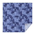 thumbnail image 1 of Pioneer Flower Floral Print Pattern Square Tablecloth, Waterproof Wipeable Spillproof Washable Table Cover for Home Kitchen Party Decor, 52"x52", 1 of 6
