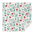 thumbnail image 1 of Pioneer Flower Floral Print Pattern Square Tablecloth, Waterproof Wipeable Spillproof Washable Table Cover for Home Kitchen Party Decor, 52"x52", 1 of 6