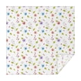 thumbnail image 1 of Pioneer Flower Floral Print Pattern Square Tablecloth, Waterproof Wipeable Spillproof Washable Table Cover for Home Kitchen Party Decor, 52"x52", 1 of 6
