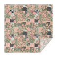 thumbnail image 1 of Pioneer Flower Floral Print Pattern Square Tablecloth, Waterproof Wipeable Spillproof Washable Table Cover for Home Kitchen Party Decor, 52"x52", 1 of 6