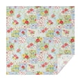 thumbnail image 1 of Pioneer Flower Floral Print Pattern Square Tablecloth, Waterproof Wipeable Spillproof Washable Table Cover for Home Kitchen Party Decor, 52"x52", 1 of 6