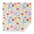 thumbnail image 1 of Pioneer Flower Floral Print Pattern Square Tablecloth, Waterproof Wipeable Spillproof Washable Table Cover for Home Kitchen Party Decor, 52"x52", 1 of 6